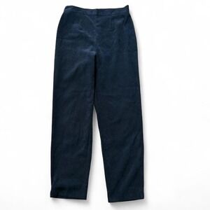 Vintage 90's Victoria Moon Navy Faux Suede High Waist Pants‎